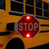Double-Sided Reflective School Bus Stop Sign  Aluminum Signal with Flashing & Steady-On Lights, Electronic Controller for Enhanced Safety at School Bus Stops view 2