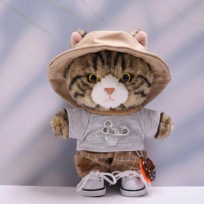 10 cm, 17 cm, 38 cm, Trendy Dolls Change Clothes, Casual and Cute Suits (Grey T-Shirt Package)