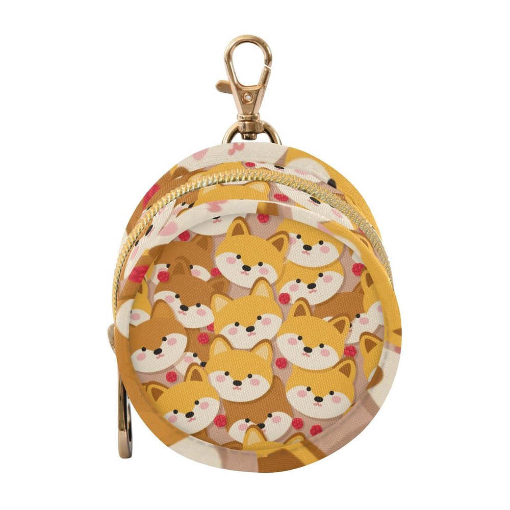 Cartoon Cute Fox Yellow Baby Boy Pacifier Storage Case Portable Key Chain Wallet, Baby Items Container Box