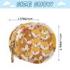 Cartoon Cute Fox Yellow Baby Boy Pacifier Storage Case Portable Key Chain Wallet, Baby Items Container Box view 3