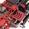 Suitable for M-JX 16207 16208 16209 16210 H6V3 M162 M163 1/16 Remote Control car Metal Upgrade Accessories servo Base(Blue) view 3