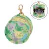 Cartoon Cute Pig Green Newborned Boy Pacifier Holder Case with Zipper and Clip Coin Purse Wallet Bag, Small Item Storage pouching view 2