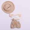 10 cm, 17 cm, 38 cm, Trendy Dolls Change Clothes, Casual and Cute Suits (Bear Khaki Shoulder Overalls Set) view 1