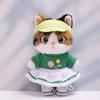 10 cm, 17 cm, 38 cm, Trendy Dolls Change Clothes, Casual and Cute Suits (Brown Bottle Overalls Set) view 3
