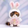10 cm, 17 cm, 38 cm, Trendy Dolls Change Clothes, Casual and Cute Suits (Pink Rabbit Ear top Set) view 1