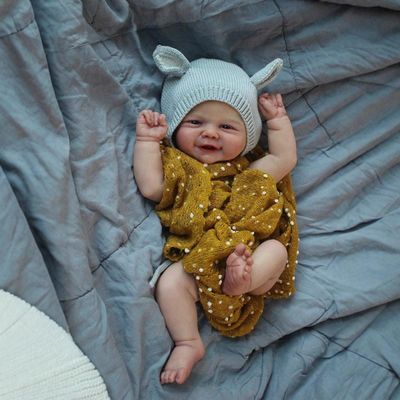 Anano Baby Doll with Accessories 19inch Life Like Babys Dolls That Look Real Children Babys Dolls Realistic Newborn Vinyl Toys Baby Doll for 2+ Year Old Children