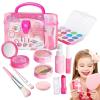 Children Makeup Sets, Safe Washable Beauty Kit, Pretend Makeup Kit with Cosmetic Bag, Princess Vanity Accessories, Washable Set with Play Accessories, for Kid, Girls Age 8 to 12 view 1