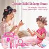 Children Makeup Sets, Safe Washable Beauty Kit, Pretend Makeup Kit with Cosmetic Bag, Princess Vanity Accessories, Washable Set with Play Accessories, for Kid, Girls Age 8 to 12 view 4