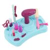 Kids Hair Salon Playset, Hair Styling Toys for Girls and Boys, Barber Hairdresser Kit with Comb Scissors Hair Dryer, Complete Accessories for Kids Over 3 Years Old view 4