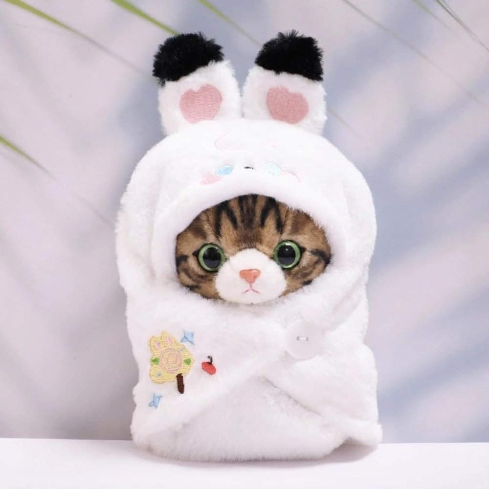 10 cm, 17 cm, 38 cm, Trendy Dolls Change Clothes, Casual and Cute Suits (Rabbit Sleeping Bag)