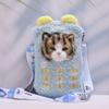 10 cm, 17 cm, 38 cm, Trendy Dolls Change Clothes, Casual and Cute Suits (Blue Bear Messenger Bag) view 1