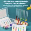 Clip Beads Test Tube Toys - Children's Test Tube Color Matching Toys,Solid Texture Learning Toy for Outdoors, Home, School, and Travel view 3