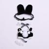 10 cm, 17 cm, 38 cm, Trendy Dolls Change Clothes, Casual and Cute Suits (Black Hairball Bunny Suit) view 1
