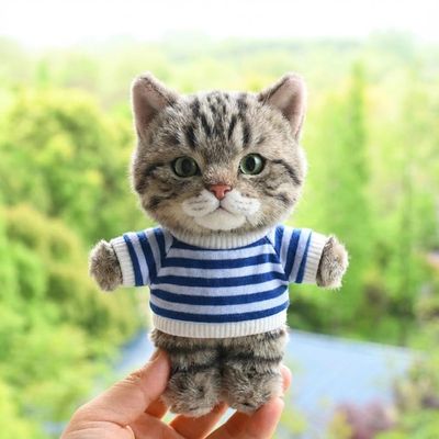 10 cm, 17 cm, 38 cm, Trendy Dolls Change Clothes, Casual and Cute Suits (Blue Striped T-Shirt)
