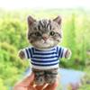 10 cm, 17 cm, 38 cm, Trendy Dolls Change Clothes, Casual and Cute Suits (Blue Striped T-Shirt) view 1
