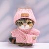 10 cm, 17 cm, 38 cm, Trendy Dolls Change Clothes, Casual and Cute Suits (Light Pink Button Sweater B Three-Piece Set (10cm)) view 1