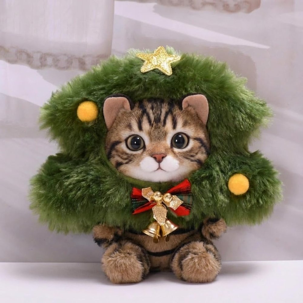 10 cm, 17 cm, 38 cm, Trendy Dolls Change Clothes, Casual and Cute Suits (Christmas Tree Hood)