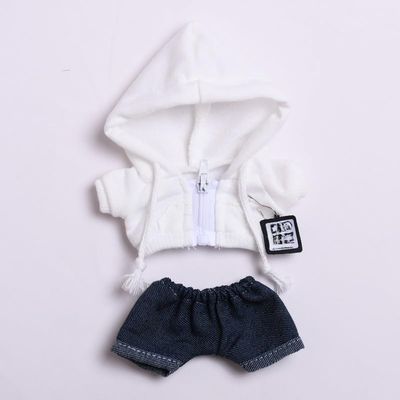 10 cm, 17 cm, 38 cm, Trendy Dolls Change Clothes, Casual and Cute Suits (White Sweater Jacket)