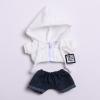 10 cm, 17 cm, 38 cm, Trendy Dolls Change Clothes, Casual and Cute Suits (White Sweater Jacket) view 1