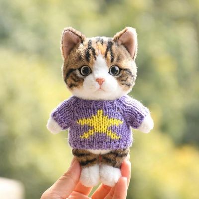 10 cm, 17 cm, 38 cm, Trendy Dolls Change Clothes, Casual and Cute Suits (Pentagram Purple Sweater)