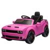 12V Licensed Dodge Challenger Ride-on Car for Kids, Remote Control Toddler Toy Car with Spring Suspension, Music & LED Lights, Ride on Vehicle for Kids view 1