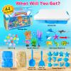 Sensory Bin, Ocean Kit with Sensory Sand, Play Sand Pretend Play Beach Toy, Sandbox for Girls and Boys view 2
