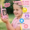 Kids Video Walkie Talkies 2 Pack, Rechargeable Long Range Two-Way Radios with Camera for Boys & Girls Age 3-12 (Yellow/Pink) view 2
