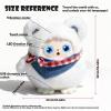 QQCHGOL AI Intelligent Interactive Plush Toy ChatGPT, with Vibration/Tactile Perception and Children's Emotions, multilingual Companions, Interactive Games, Memory Training,Control App (Azure) view 3