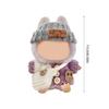 3Pieces Dolls Clothing Set with Knitted Sweater Hat and Bag for 17cm Pendant Dolls Outfit Display Dressingup view 2