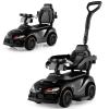 Licensed Toyota Ride on Push Car by OLAKIDS, 3 in 1 Toddlers Sliding Walking Toy with Parent Control Handle, Removable Guardrails, Underneath Storage (Black) view 1