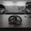 10x2.125 Black Rubber Inner Tube and Outer Tyre for Baby Cage, Stroller, or Three-Wheel Scooter - Replacement Wheel Parts view 2