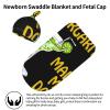 Margaritas Made Me Baby Stuff Swaddle Blanket with Beanie Set, Soft Print Baby Blanket Swaddle Sack for Boy and Girl view 2