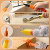 Cardboard Construction Kit for Kids 150 Pcs Cardboard Cutter Safe Kids Tool Set for Todder with Storage Box,Creative Educational Toys Gift for Boys and Girls view 3