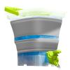 Gel Splatter Round Bucket, Portable Blaster Ammo Depot, Collapsible Blaster Accessories, 10,000+ Bonus, Large Capacity Container & Fast Loading Nozzle, Green view 1