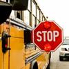 18-Inch School Bus Stop Sign with Electronic Controller - Universal Vehicles Only Sign for Bus Lane Safety, Durable & Highly Visible Traffic Alert view 2