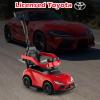 Licensed Toyota Ride on Push Car by OLAKIDS, 3 in 1 Toddlers Sliding Walking Toy with Parent Control Handle, Removable Guardrails, Underneath Storage (Red) view 3