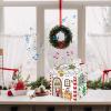 Doodle Christmas Coloring House - 3D Hand Painted Cardboard Craft, Painting Enlightenment Toy, DIY Christmas House Craft | Educational Art Toy view 3