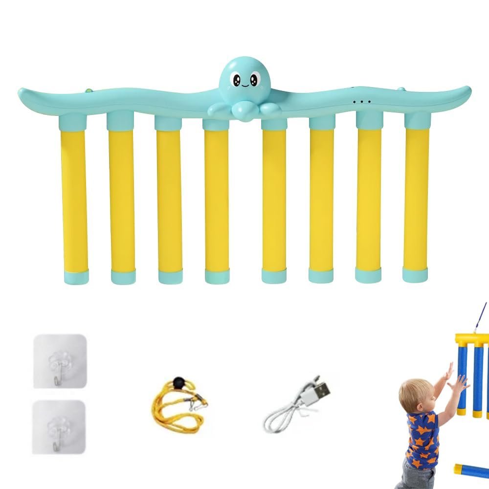 Reflective Drop Stick Challenge Game, 2026 New Hand Eye Coordination & Reflex Training Toy with 3 Adjustable Speed Modes, Fun Catching Sticks Game for All Ages, For Family Entertainment (Green)