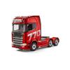 FunXylophy 1/18 RC Semi Truck, 6x4 Heavy Duty Semi Trailer Remote Control Truck with Rear Wheel Drive and LED Lights, Sound Effects, Construction Vehicles for Adult (Grey) view 2