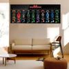 DSJBGSS Wall Mount Display Wallboard 77242-77251 F1 Racing Cars Series, Building Block Wall Frame 77250, Photo Storage Board(Black) view 2