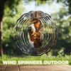 10-Inch Metal Wind Spinner Cowboy Aiming Revolver 3DWind Spinner, Unique Metal Hanging Kinetic Wind Sculpture Ornament Gifts for Women Yard Art Garden Patio Lawn Indoor Outdoor Decor view 4