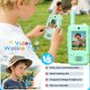 2 Pack Rechargeable Video Walkie Talkies for Kids - Long Range 2-Way Radios with Built-in Torch Light, Belt-Clip Design, Video Intercom & Voice Effects, Gifts & Toys for 3-12 Boys Girls view 4