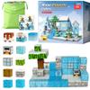uMadeUs Magnetic Blocks Building Set - Puzzle Cubes as STEM Toys for Kids - Toddlers Sensory Construction Tiles - Ages 3+ Creative Educational Games for Boys and Girls - Frozen 2-45pcs Block view 1