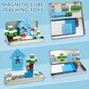 uMadeUs Magnetic Blocks Building Set - Puzzle Cubes as STEM Toys for Kids - Toddlers Sensory Construction Tiles - Ages 3+ Creative Educational Games for Boys and Girls - Frozen 2-45pcs Block view 2