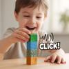 uMadeUs Magnetic Blocks Building Set - Puzzle Cubes as STEM Toys for Kids - Toddlers Sensory Construction Tiles - Ages 3+ Creative Educational Games for Boys and Girls - Frozen 2-45pcs Block view 3