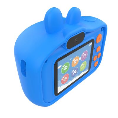 Acouto Kids Digital Camera with Dual Front and Back Lenses, 48MP Photos, 1080P Videos, 2.0 Inch IPS Screen, 5 Games, Best Gift for Girls Boys for Birthday Christmas Holiday (Blue)