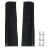 2PCs Rear Side Skirt Winglet, Universal Car Lip Side Winglets Extension Spoiler, Carbon Fiber Style ABS Material, Aerodynamic Design for Vehicle Stability, Easy Installation with I view 1