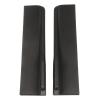 2PCs Rear Side Skirt Winglet, Universal Car Lip Side Winglets Extension Spoiler, Carbon Fiber Style ABS Material, Aerodynamic Design for Vehicle Stability, Easy Installation with I view 3