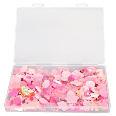 120Pcs Fake Candy Set, Plastic Cute Mixed Assorted Sweets, DIY Craft Making Supplies for Scrapbooking Ornament, Lightweight and Durable with Storage Box, Perfect for Kids and Adult