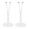 HEARTOOL Adjustable Doll Stand, Fits 12 Inch Doll Plastic Display Holder Support Retractable Waist Action Figure Stand Display Base Waist 1.2" - 1.8"(White, 3pcs) view 1